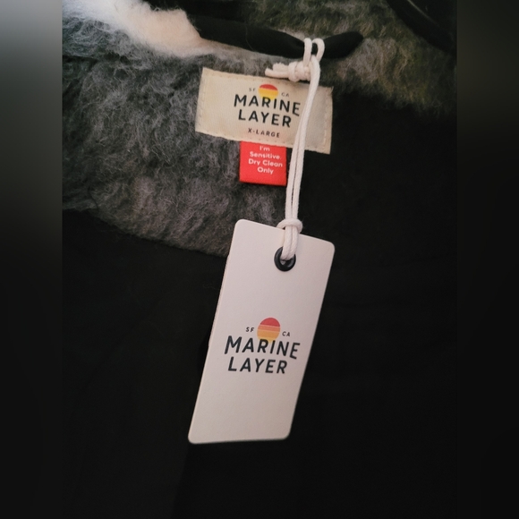 Marine Layer Stephanie Gingham Coat - Picture 3 of 8